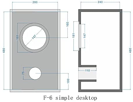 Full Vary Speaker Models 6.5 Inch for DIY Audiophile Tube Amplifier F-6, Lot of two Models