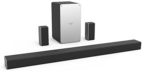 VIZIO SB3651-F6 36” 5.1 Channel Home Theater Surround Sound Bar with Bluetooth– Dolby Audio, DTS Virtual:X, Wireless Subwoofer, Works with Google Assistant, Wi-Fi, HDMI ARC, Optical, Display Remote