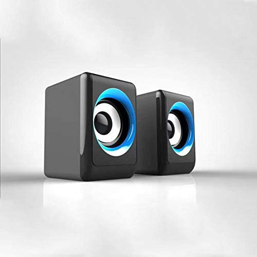 axGear Moveable Speaker USB Multimedia Powered Wired Mini Encompass Subwoofer Output