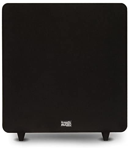 Acoustic Audio PSW600-15 House Theater Powered 15" LFE Subwoofer Black Entrance Firing Sub