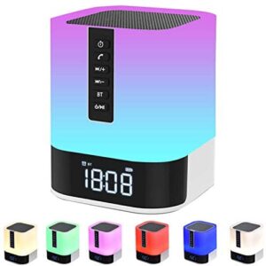 Alarm Clock Bluetooth Speaker for Bed room