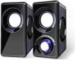 Computer Speakers with Subwoofer Built-in 6 Loudspeaker Diaphragm High Sound Quality USB