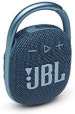 JBL Clip 4 - Portable Mini Bluetooth Speaker, Big Audio and Punchy bass, Integrated Carabiner, IP67 Waterproof and dustproof, 10 Hours of Playtime, Speaker for Home, Outdoor and Travel - (Blue)