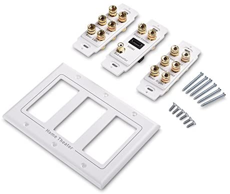 Cable Issues Triple Gang 7.1 Speaker Wall Plate with HDMI