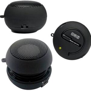 Wired Speaker Portable Audio Multimedia Rechargeable Black Compatible with GreatCall Jitterbug Flip