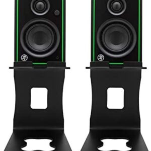 Mackie CR3-X 3-Inch Multimedia Monitors (Pair) Bundle with Knox Gear Monitor Stands (2 Items)