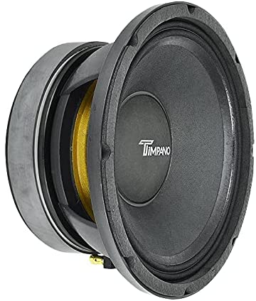 Timpano TPT-MD10 PRO 10" Midrange Speaker, 350 Watts RMS Power, 700 Watts Continuous Power,8 Ohm Loudspeaker 10 Inch Mid Range for Pro Car Audio (Single)