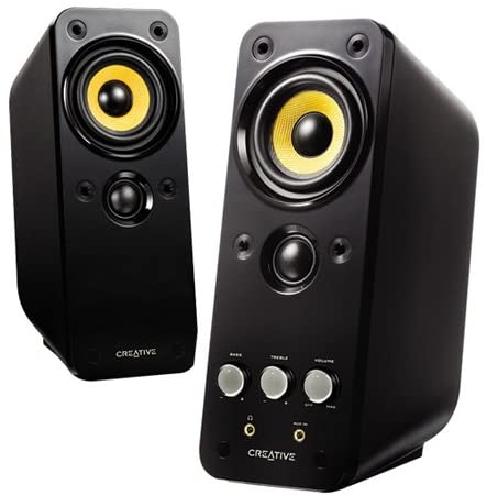Creative Labs 51MF1610AA002 GigaWorks T20 Series II 2.0 Multimedia Speaker System with BasXPort Technology (2.0 System) (Renewed)