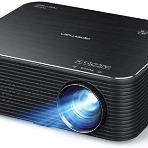 Projector, APEMAN Native 1920x1080P HD Portable Projector, Support 4K, 300" Screen for Home Theater/Outdoor Movie, 4D Electronic Keystone, 75% Zoom, for Smartphone,PC,Xbox,PS4,TV Stick(2021 Upgrade)