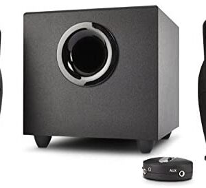 Cyber Acoustics CA-3050 multimedia 2.1 computer speakers with subwoofer and desktop control pod