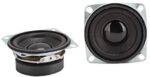 Nicoone Multimedia Speaker Bass Loudspeaker 2PCS 3W High Sensitivity Powerful Bass Full Range Bluetooth Loudspeaker Speaker