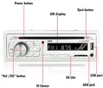 Marine Stereo Receiver Speaker Equipment - in-Sprint LCD Digital Console Constructed-in Bluetooth