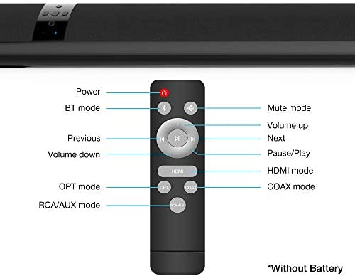 TV Sound Bar, meidong KY3000B Sound Bars for TV Bluetooth Audio Audio system