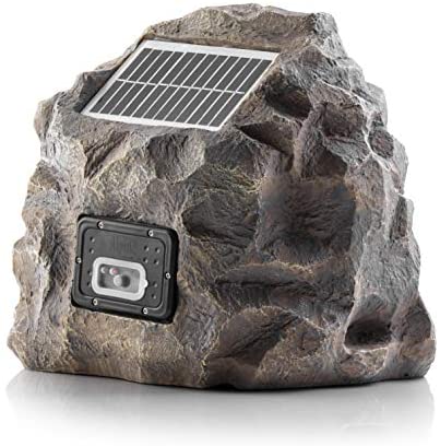 Alpine Company QLP542SLR-GR Bluetooth Enabled Rock Photo voltaic Speaker