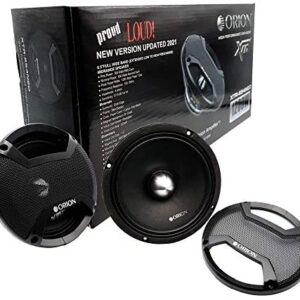ORION XTR XTR654 NEO 1 Pair (2 Speakers) 6.5" NEODIMIUM HIGH Efficiency 97.9 db 1w/1m MIDRANGE CAR Speaker 300 WATT RMS 1200 WATTS MAX 4 OHMS NEO Magnet CAR Audio CAR Stereo MID-Range 6.5