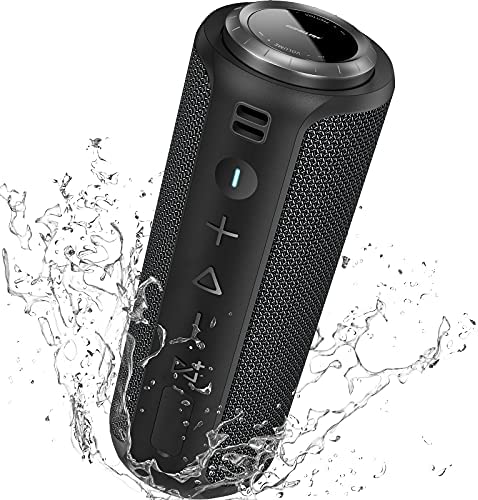 SONGLOW Bluetooth Speaker Portable 40W: IPX7 Waterproof Outdoor Speakers Bluetooth Wireless 5.0 with Loud Stereo Sound & Deeper Bass & Multi Pairing & 12H Playtime & Ideal for Home Party