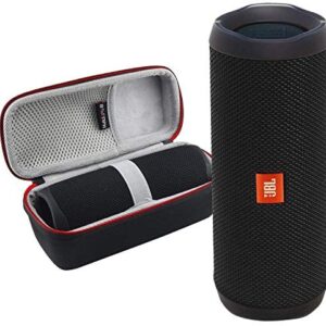 JBL FLIP 5 Portable Wireless Bluetooth Speaker IPX7 Waterproof On-The-Go Bundle with Boomph Hardshell Protective Case