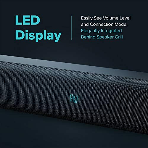 RIF6 Sound Bar - 35 Inch Residence Theater TV Soundbar with LED Show