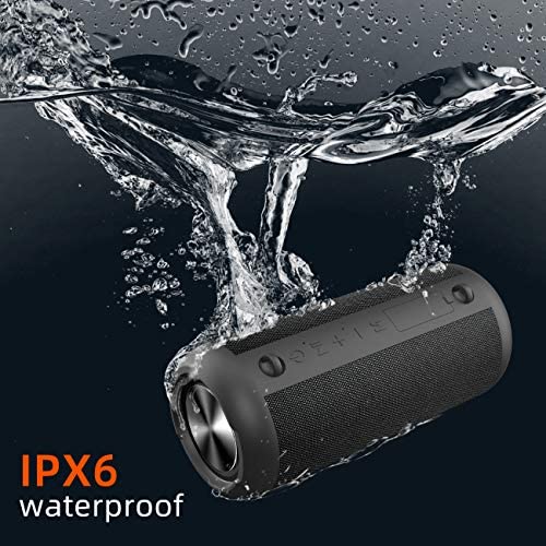 IPX6 Waterproof Wi-fi Speaker with 30W Loud Stereo Sound