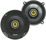 KICKER CS Series CSC5 5.25-Inch Car Audio Speaker with Woofers, Yellow (2 Pack)