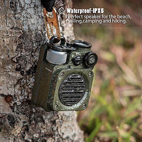 Muzen Wild Mini Rugged Outside Speaker, Bluetooth Moveable Speaker with Louder Quantity