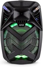 QFX PBX-154 15" Bluetooth Rechargeable Speaker with LED Lights