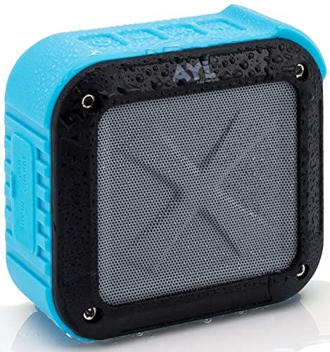 Bluetooth Shower Speaker, AYL Certified Waterproof Bluetooth Speaker with 10H Playtime, Wireless Loud HD Sound